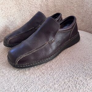 BOC Born Concept Mens Slip On Shoes Brown Leather Size 10.5